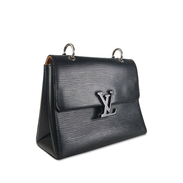 Black Louis Vuitton Epi Grenelle PM Satchel - Designer Revival