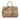Brown Saint Laurent Small Grained Calfskin Supple Sac De Jour Satchel