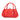 Red LOEWE Nubuck Senda Handbag - Designer Revival