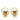 Gold Dior Gold Plated Faux Pearl Star Tribales Push Back Earrings