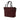 Red Fendi Mini Zucchino Canvas Handbag
