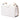 White Chanel CC Stitched Calfskin Chain Flap Satchel