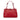 Red Bottega Veneta Nappa Intrecciato Shoulder Bag