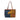 Blue LOEWE Paulas Ibiza Large Canvas Stripes Cushion Tote