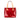 Red Louis Vuitton Monogram Vernis Houston Tote Bag
