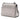 Gray Prada Studded Glace Calf Sound Lock Crossbody
