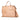 Tan Gucci Large Calfskin Bamboo Daily Satchel