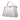 Gray Fendi Large Leather Peekaboo Satchel