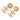 Gold Chanel Gold Plated CC Strass Drop Clip On Earrings