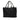 Black Chanel Old Travel Line Nylon Tote