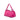 Pink Bottega Veneta Nappa Intrecciato Belted Zip Frame Shoulder Bag