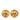 Gold Chanel CC Gold Plated Round Clip On Earrings