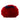 Red Fendi Fox Fur Pompom Bag Charm Key Chain - Designer Revival