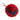 Red Fendi Fox Fur Pompom Bag Charm Key Chain - Designer Revival