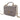 Grey Chanel Mini Quilted Lambskin Top Handle Card Holder with Chain Satchel