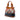 Orange Burberry Prorsum Woven Leather Check Tote