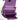Purple Chanel CC Quilted Lambskin Coco Card Holder on Chain Crossbody Bag