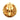 Gold Chanel CC Gold Plated Round Clip On Earrings