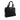 Black Chanel CC Quilted Caviar Bowler Bag Handbag