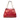 Red Gucci Medium Leather Soho Chain Tote