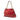 Red Gucci Medium Leather Soho Chain Tote