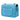 Blue Chanel Mini Rectangular Classic Iridescent Caviar Single Flap Crossbody Bag