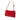 Red Gucci Calfskin Lady Lock Shoulder Bag