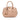 Tan Burberry Medium Heritage Grain Check Embossed Orchard Bowling Bag Satchel - Designer Revival