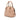 Brown Burberry Medium Heritage Grain Check Embossed Orchard Bowling Bag Satchel