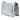 Silver Dior Medium Metallic Patent Microcannage Diorama Flap Crossbody Bag