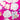 Pink Hermès Fleurs et Raisins Silk Scarf  90 Scarves