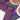 Purple Hermès Ceintures Et Liens Silk Scarf 90 Scarves