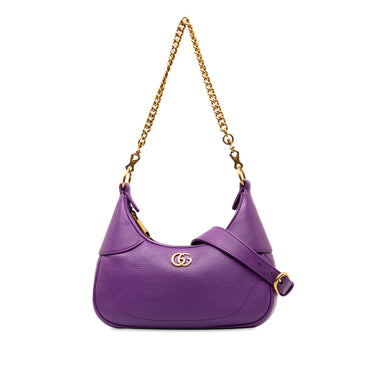Purple Gucci Aphrodite Shoulder Bag - Designer Revival