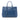 Blue Prada Large Saffiano Lux Galleria Double Zip Tote