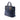 Blue Prada Soft Calfskin Open Convertible Shopping Tote Satchel