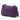 Purple Bottega Veneta Mini Nappa Intrecciato Expandable Chain Flap Crossbody
