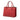 Red Prada Saffiano Turnlock Handbag
