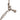 Silver Chanel Brass CC Strass Pendant Necklace