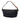 Black Gucci GG Canvas Web Boat Shoulder Bag