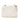 White Chanel Mini Square Classic Lambskin Single Flap Crossbody Bag