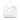 White Prada Vitello Daino Open Convertible Tote Satchel