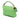 Green Fendi Mini Zucca Embossed Leather Baguette Satchel