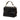 Black Fendi Medium Scalloped Leather Kan I Satchel