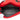 Red Chanel Mini CC Iridescent Calfskin Diamond Stitch Flap Crossbody Bag