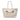 Beige Fendi Medium Leather Monster Roll Tote