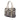 Gray Burberry Smoke Check Coated Canvas Northfield Satchel
