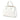 White Prada City Calf Trimmed Saffiano Greche Paradigme Bag Satchel