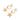 Gold Chanel CC Gold Plated Enamel Star Push Back Earrings
