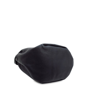 Black Bottega Veneta Mini Leather Double Knot Handbag