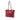 Red Chanel CC Quilted Calfskin Front Zip Drawstring Chain Tote
